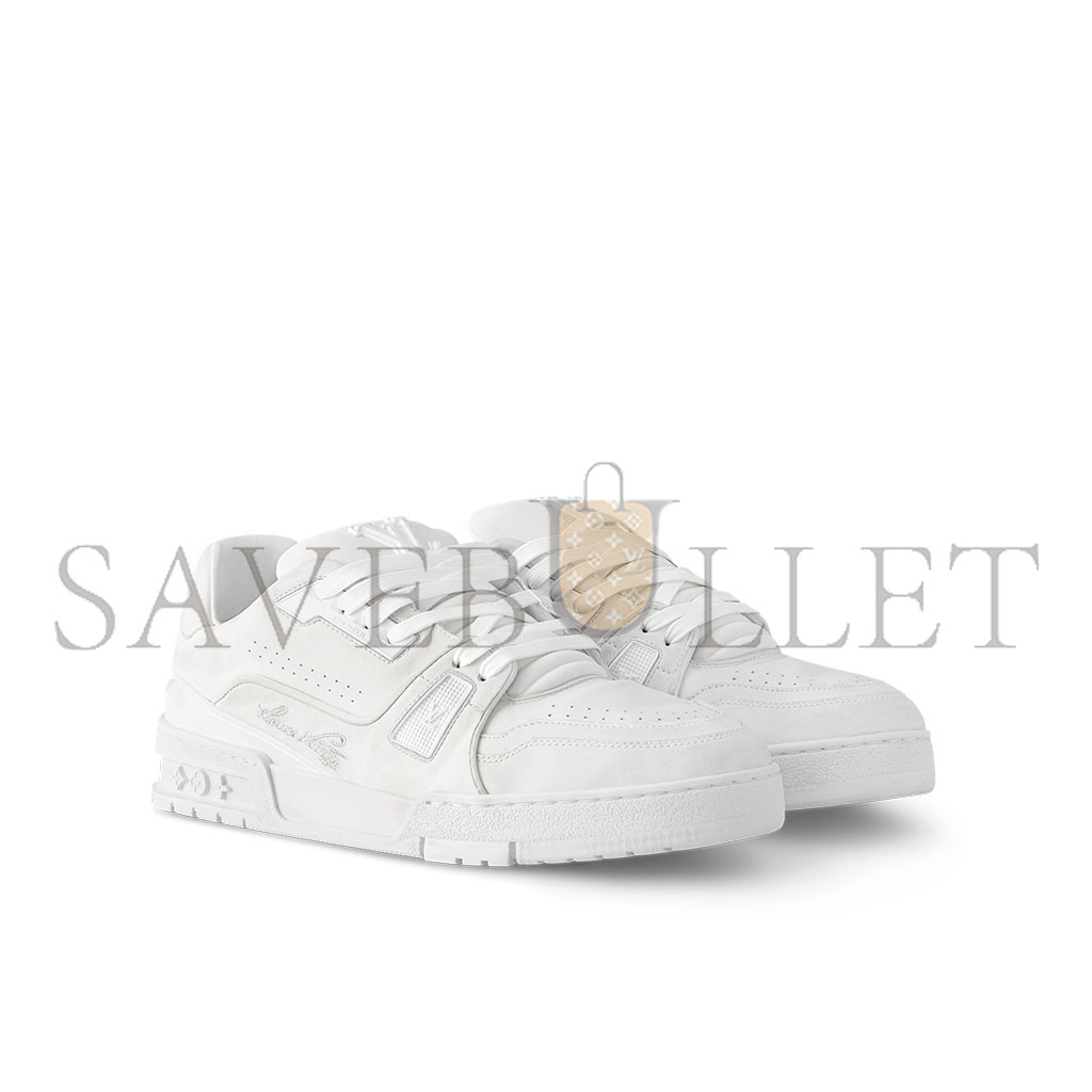 LOUIS VUITTON LV TRAINER DISTRESSED SNEAKER 1ADERB